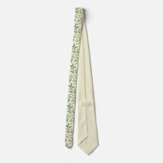 Deorative Tea Leaves Pattern - Neck Tie ネクタイ (裏面)