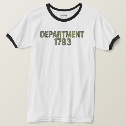 Department 1793 Ringer Tシャツ (デザイン正面)
