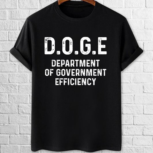 Department of Government Efficiency DOGE Tシャツ