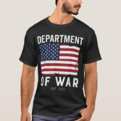 Department Of War Established 2025  Tシャツ (正面)