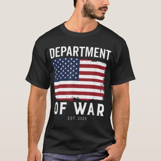 Department Of War Established 2025  Tシャツ (正面)