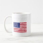 Department Of War Usa Camouflage Flag Department O コーヒーマグカップ (左)