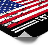 Department Of War Usa Camouflage Flag Department O ポスター (角)