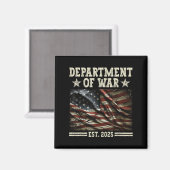 Department Of War Usa Camouflage Flag Department O マグネット (正面/裏面)