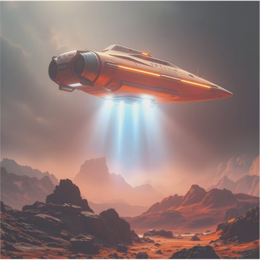 Departure Point - Square Vinyl シール (正面)