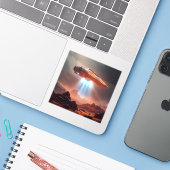 Departure Point - Square Vinyl シール (ノートパソコンとiPhone)