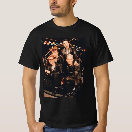 Depeche Mode:Dave Gahan, Martin Gore, Andy Flet Tシャツ (正面)