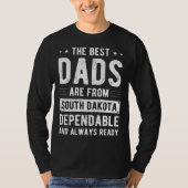 Dependable Dad from South Dakota Tシャツ (正面)