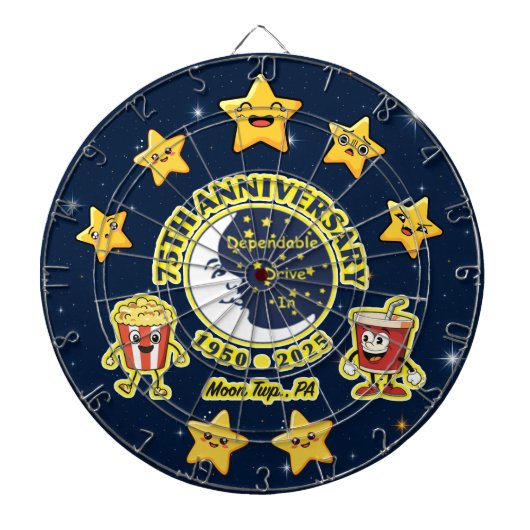 Dependable Drive In 75th Anniversary Dartboard ダーツボード (正面)