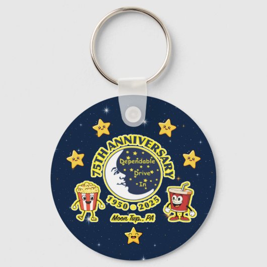 Dependable Drive In 75th Anniversary Keychain キーホルダー (正面)
