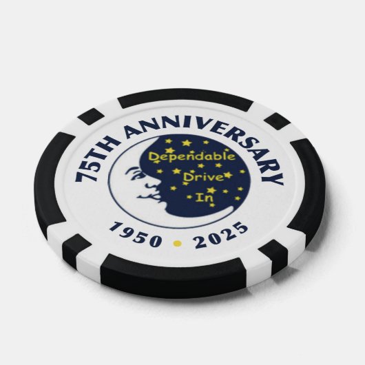 Dependable Drive In 75th Anniversary Poker Chips ポーカーチップ (シングル)