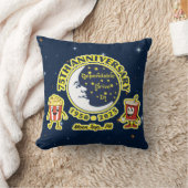 Dependable Drive In 75th Anniversary Throw Pillow クッション (ブランケット)