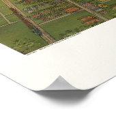 Depew, NYパノラママップ – 1898 ポスター (角)