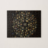 depic場面の西のドアの上のバラ窓、 ジグソーパズル (横)