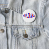 DEPLORABLEピンボタン、愛国色 缶バッジ (インサイチュ)