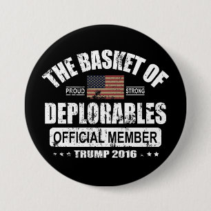 Deplorablesの公式のメンバーのバスケット 缶バッジ