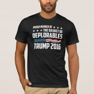Deplorablesの切札のバスケットの誇り高いメンバー Tシャツ