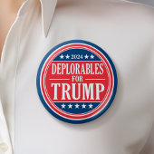 Deplorables for Donald Trump - 2024 缶バッジ
