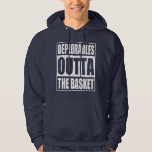 Deplorables Outtaバスケットのパロディ パーカ
