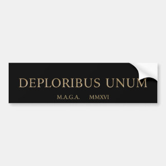 deploribus (deplorables)のunum バンパーステッカー
