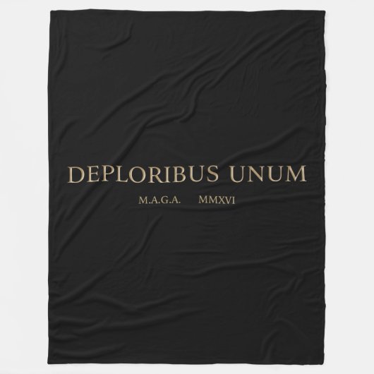 deploribus (deplorables)のunum フリースブランケット (正面)
