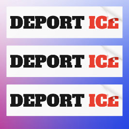 Deport ICE Anti Trump バンパーステッカー