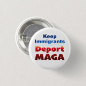 Deport MAGA 1-1/4" Button 缶バッジ (正面&裏面)