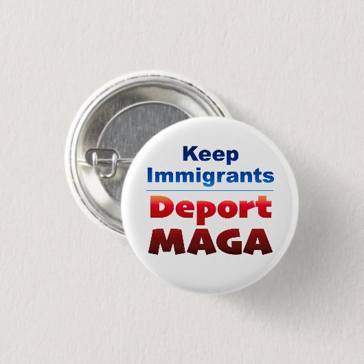 Deport MAGA 1-1/4" Button 缶バッジ (正面&裏面)