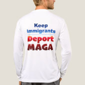 Deport MAGA Long-Sleeve トライブレンドＴシャツ (背面)