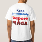Deport MAGA Men's Value T-Shirt Tシャツ (裏面)