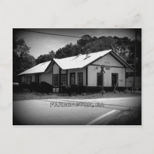 DEPOT - Farmington，ジョージア ポストカード