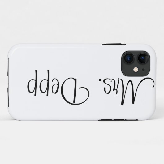 Depp Phone Case夫人 Case-Mate iPhoneケース (裏面(横))