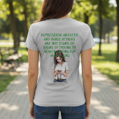 Depression, Anxiety, and Panic Attacks トライブレンドＴシャツ
