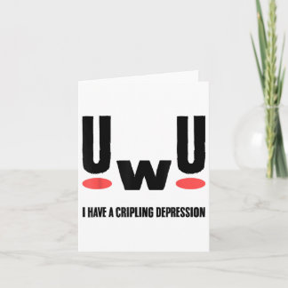 Depression I Have Crippling Depression Mental Heal カード