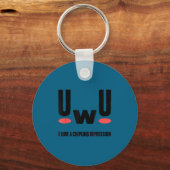 Depression I Have Crippling Depression Mental Heal キーホルダー (正面)