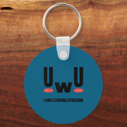 Depression I Have Crippling Depression Mental Heal キーホルダー (正面)