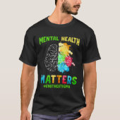Depression Mental Health Awareness End The Stigma  Tシャツ (正面)