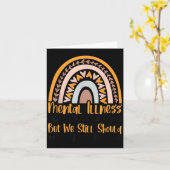 Depression Mental Illness Mental Health Awareness  カード (黄色い花)