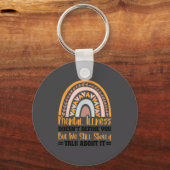 Depression Mental Illness Mental Health Awareness  キーホルダー (正面)