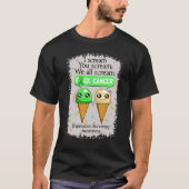 Depression Screening Awareness Cute Ice Creams  Sa Tシャツ (正面)