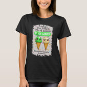 Depression Screening Awareness Cute Ice Creams  Sa Tシャツ (正面)
