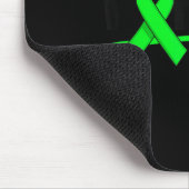 Depression Warrior Ribbon Mental Health Awareness  マウスパッド (コーナー)