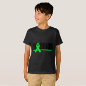 Depression Warrior Ribbon Mental Health Awareness  Tシャツ (正面フル)