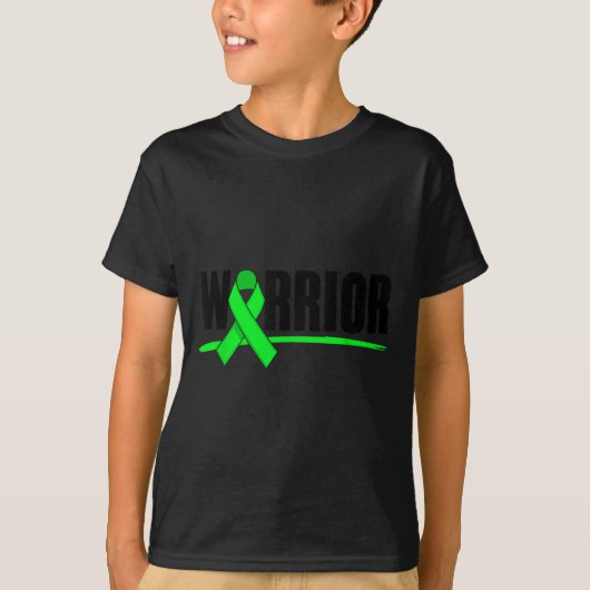 Depression Warrior Ribbon Mental Health Awareness  Tシャツ (正面)