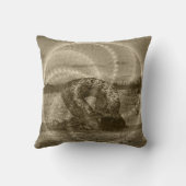 depriseによる神聖なウサギのヨガの芸術のヨガの枕 クッション (裏面)