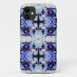 depriseによる紫色のウサギのヨガのiPhoneの箱 iPhone 11 ケース