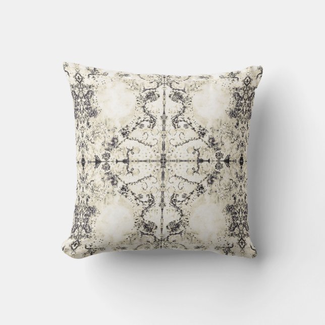 Deprise著国のヴィンテージのシャンペンのフランスのなモザイク クッション (正面)