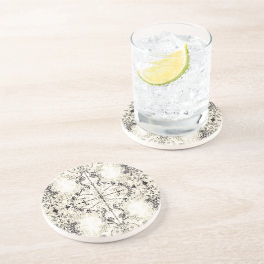 Deprise著国のヴィンテージのシャンペンのフランスのなモザイク コースター (側面)