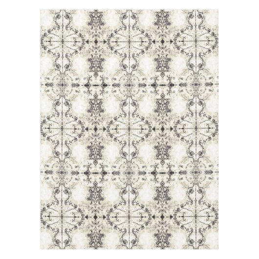 Deprise著国のヴィンテージのシャンペンのフランスのなモザイク テーブルクロス (正面)