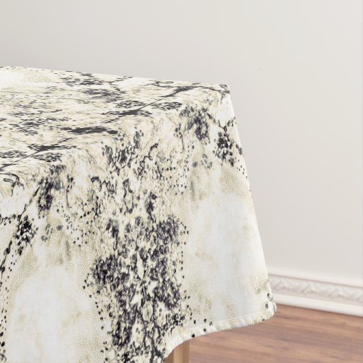 Deprise著国のヴィンテージのシャンペンのフランスのなモザイク テーブルクロス (インサイチュ)